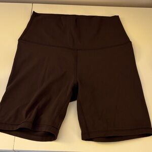 Women's Chocolate Brown Bike Shorts